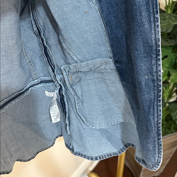 Chico's Pearl Embellished Denim Jacket - Picture 8 of 9